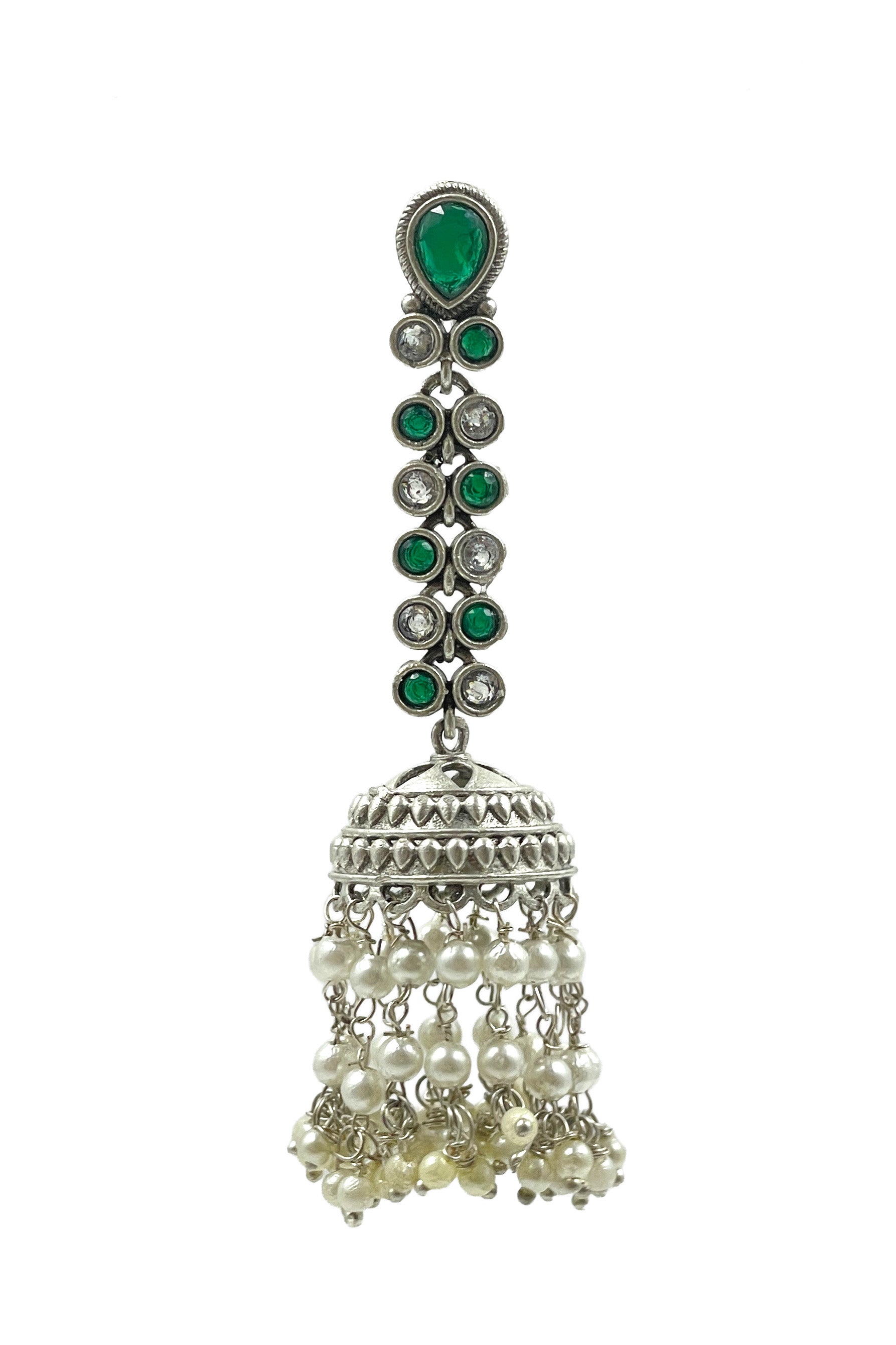 Sia Stone Jhumka Earrings