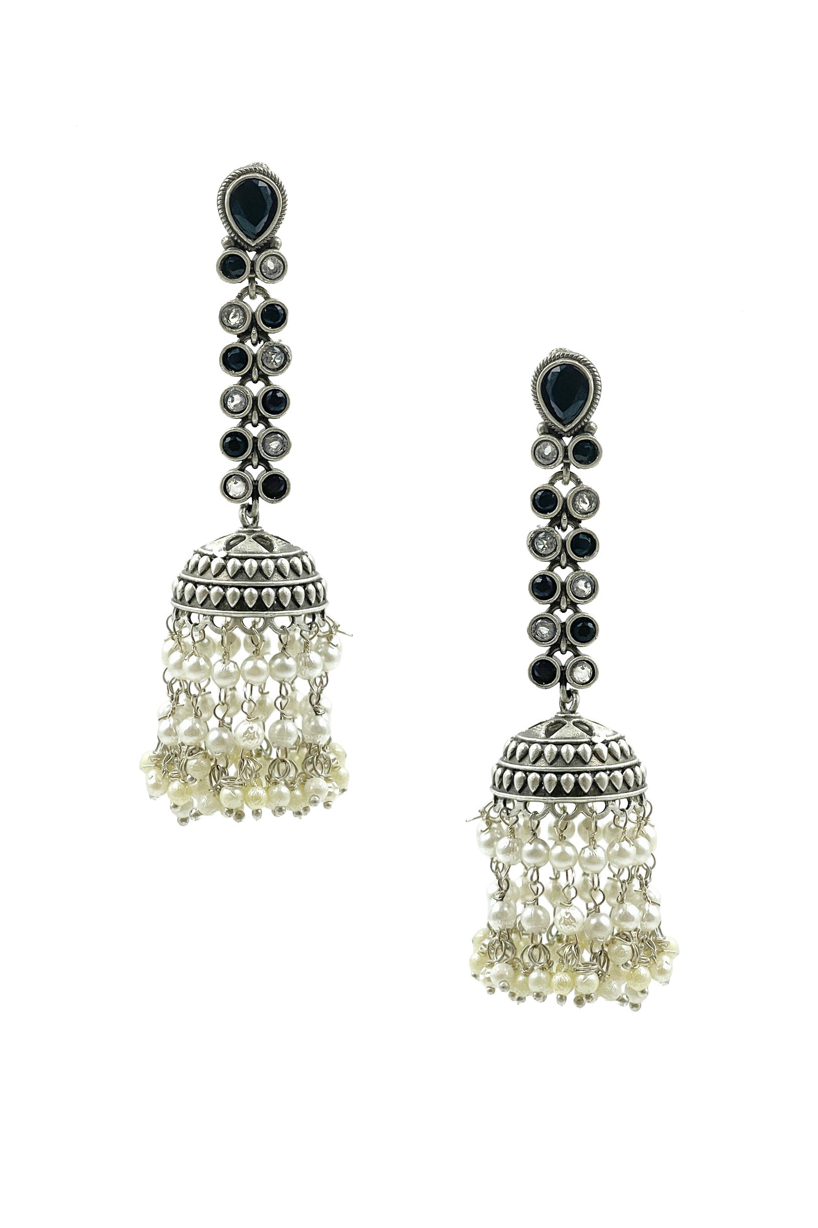 Sia Stone Jhumka Earrings