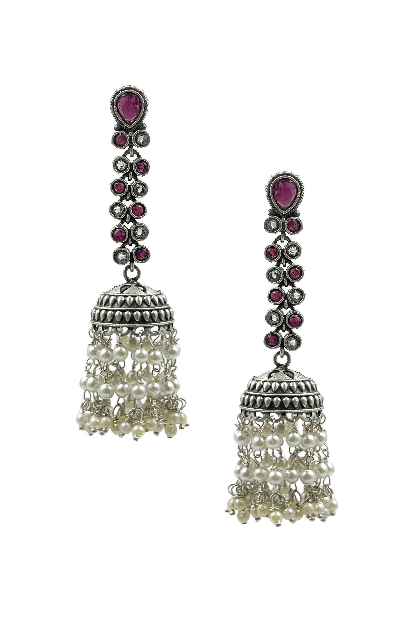 Sia Stone Jhumka Earrings