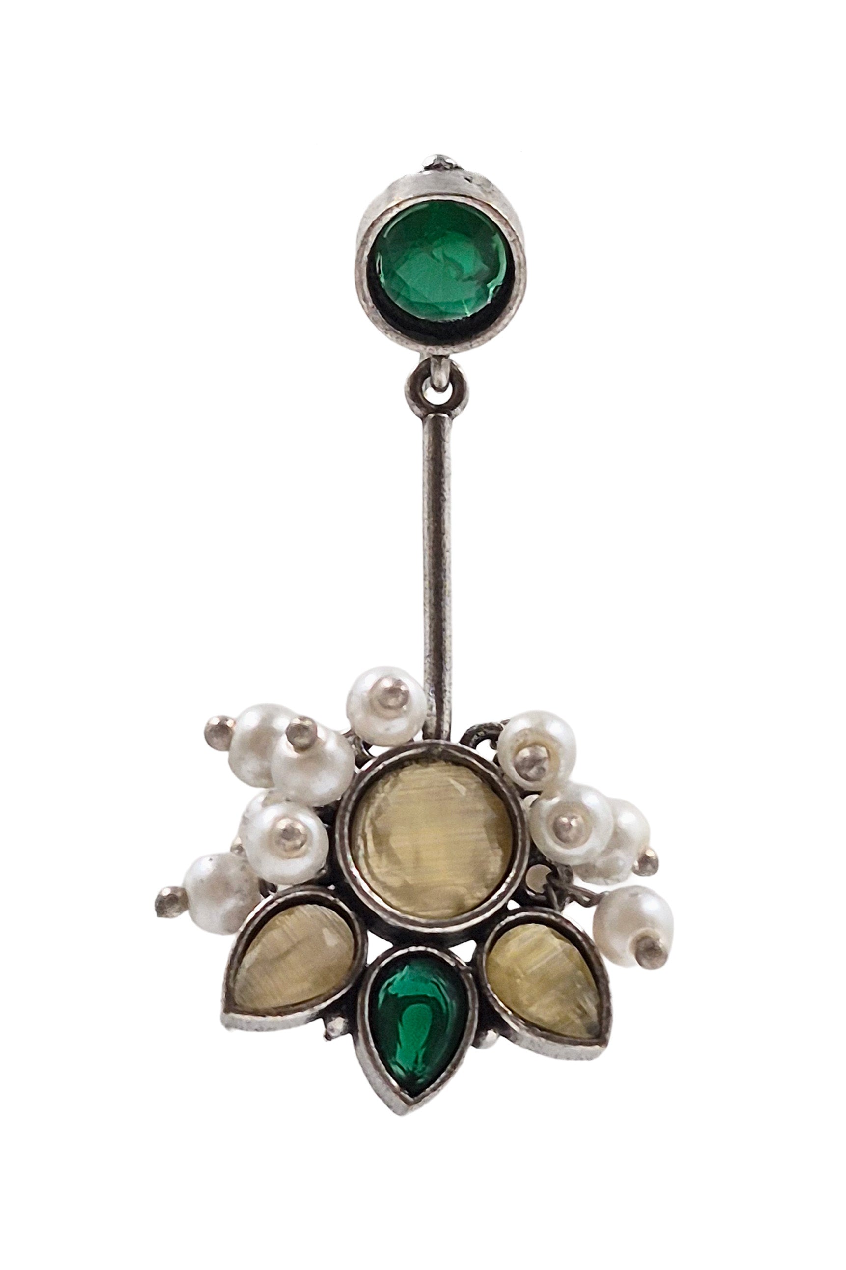 Maahi Oxidised Dangler Earrings