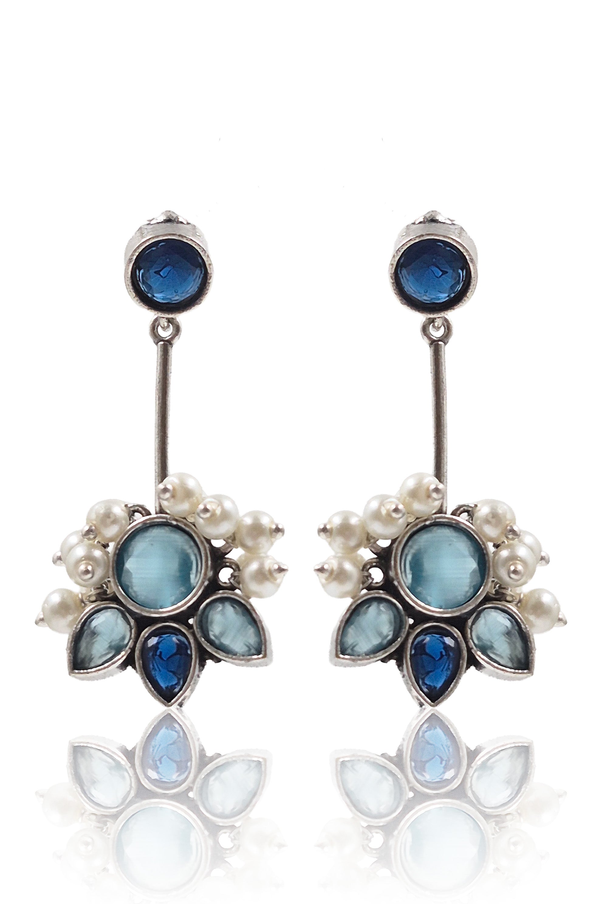 Maahi Oxidised Dangler Earrings