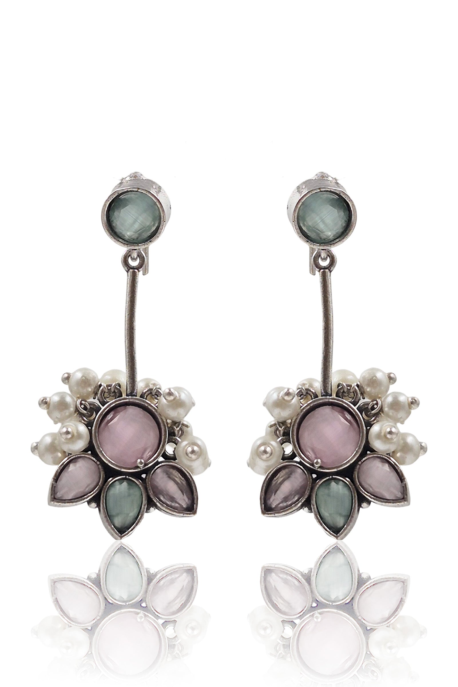 Maahi Oxidised Dangler Earrings