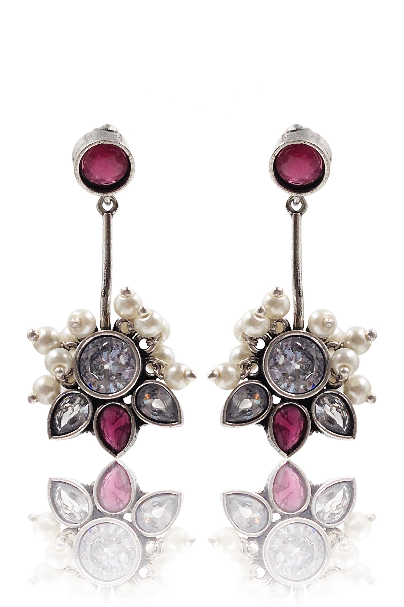 Maahi Oxidised Dangler Earrings