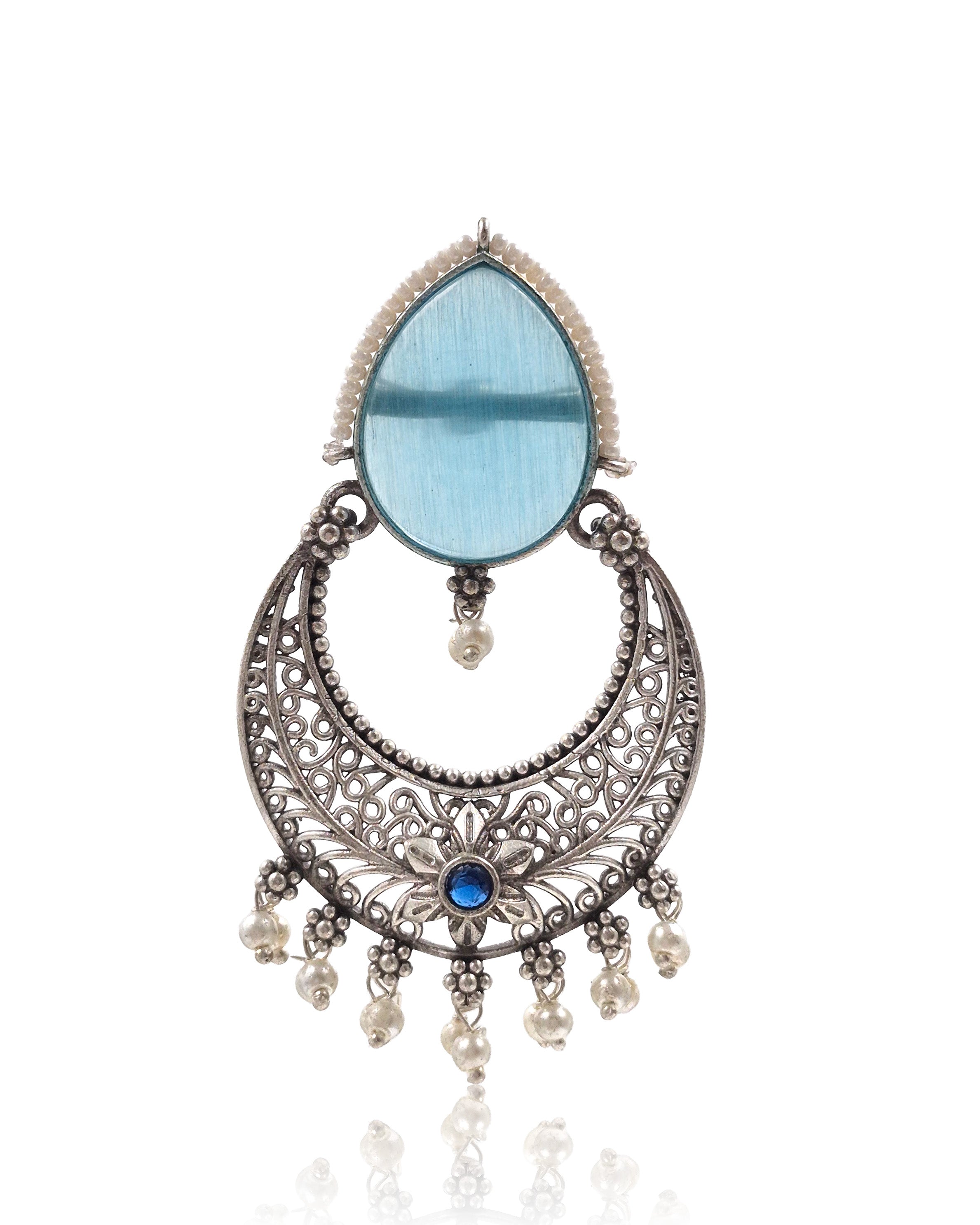 NIYA STONE DANGLER EARRINGS