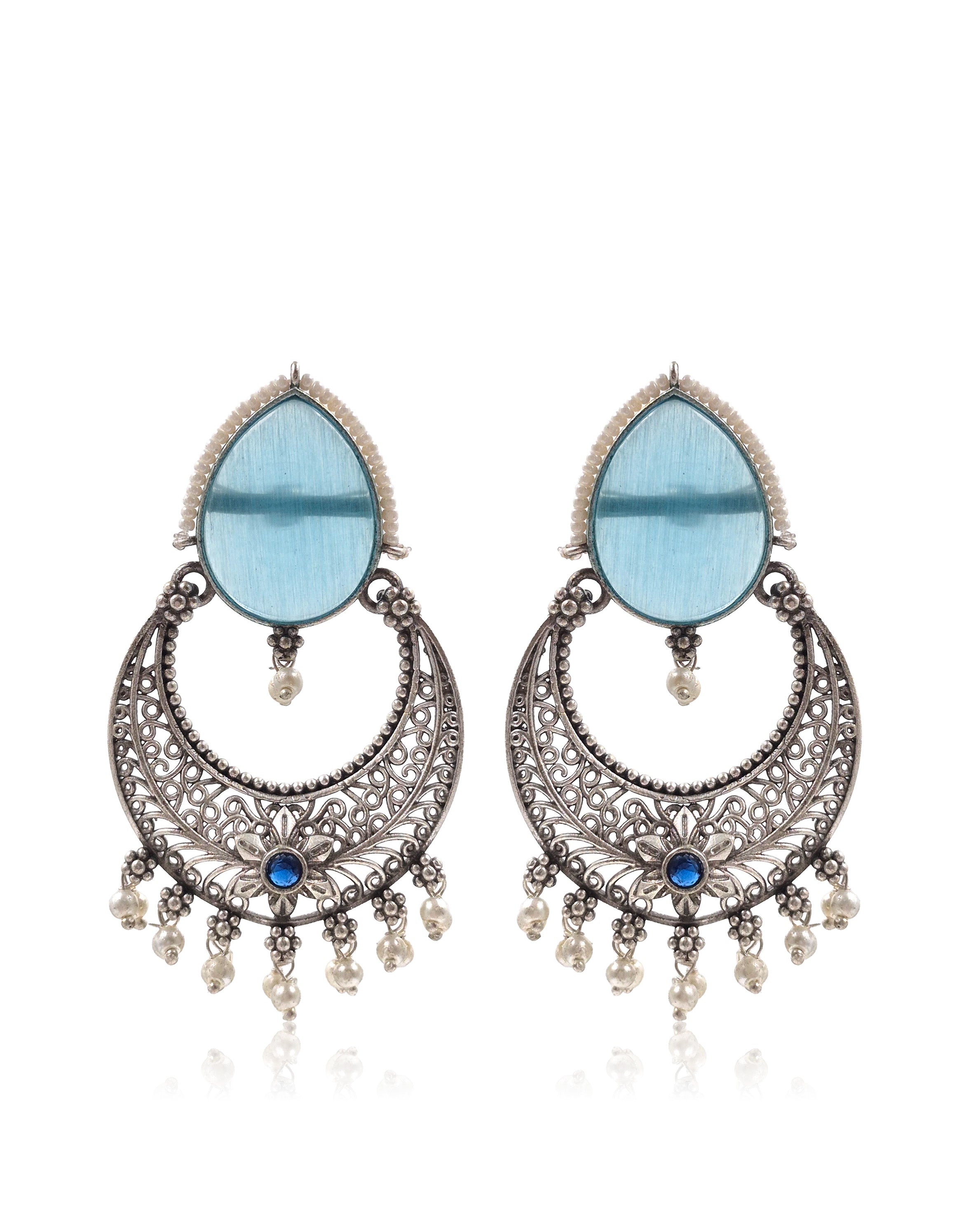 NIYA STONE DANGLER EARRINGS