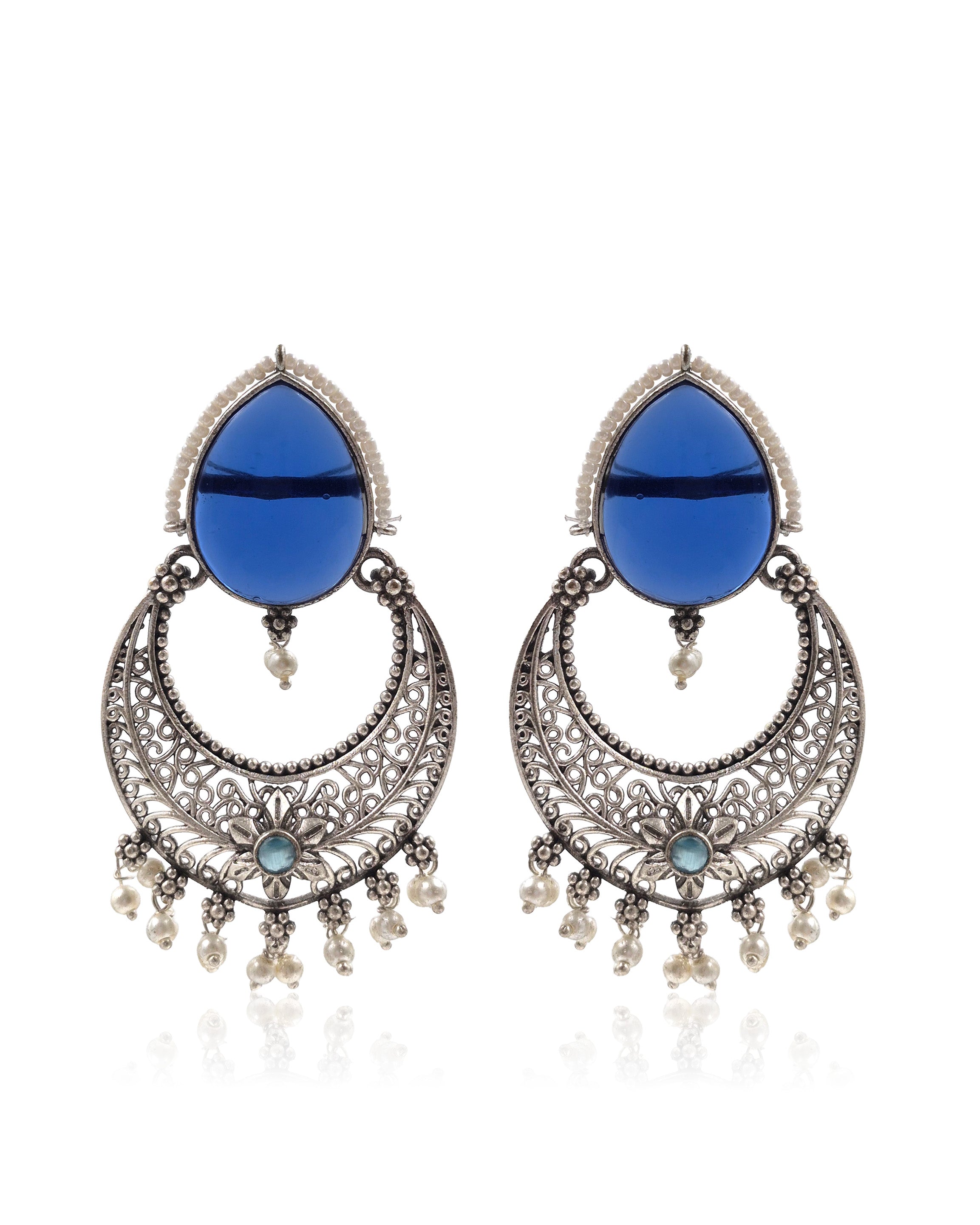 NIYA STONE DANGLER EARRINGS
