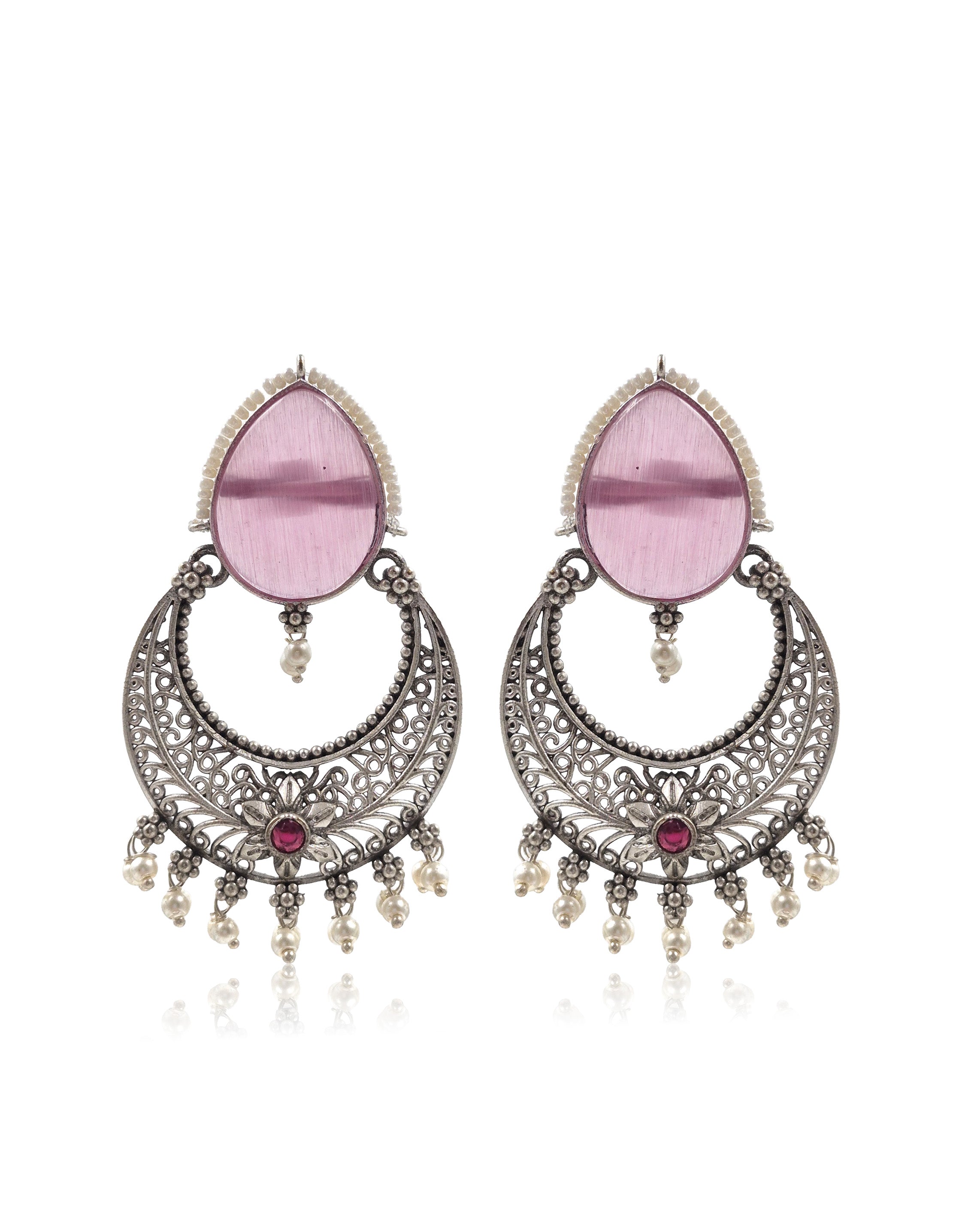 NIYA STONE DANGLER EARRINGS