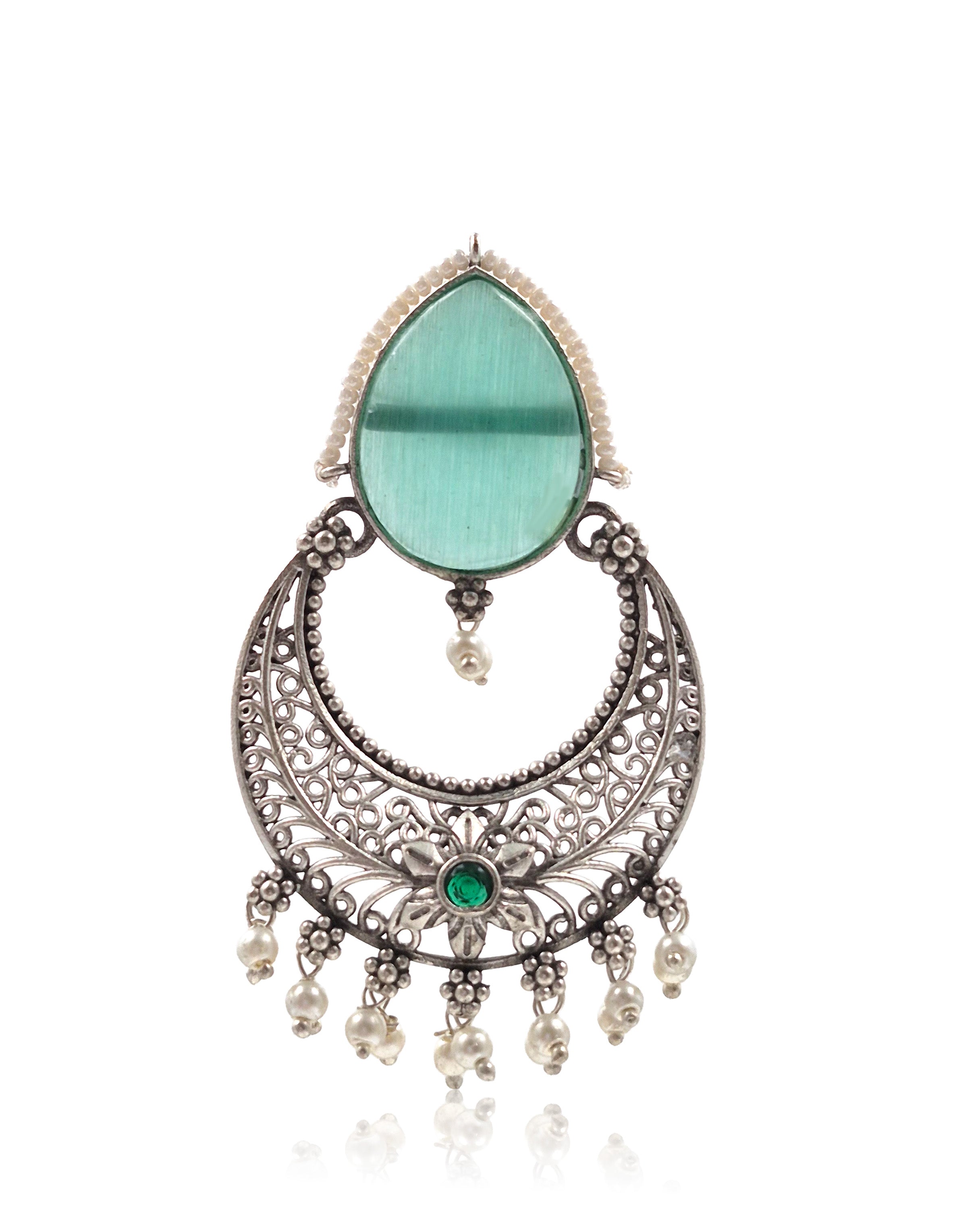 NIYA STONE DANGLER EARRINGS