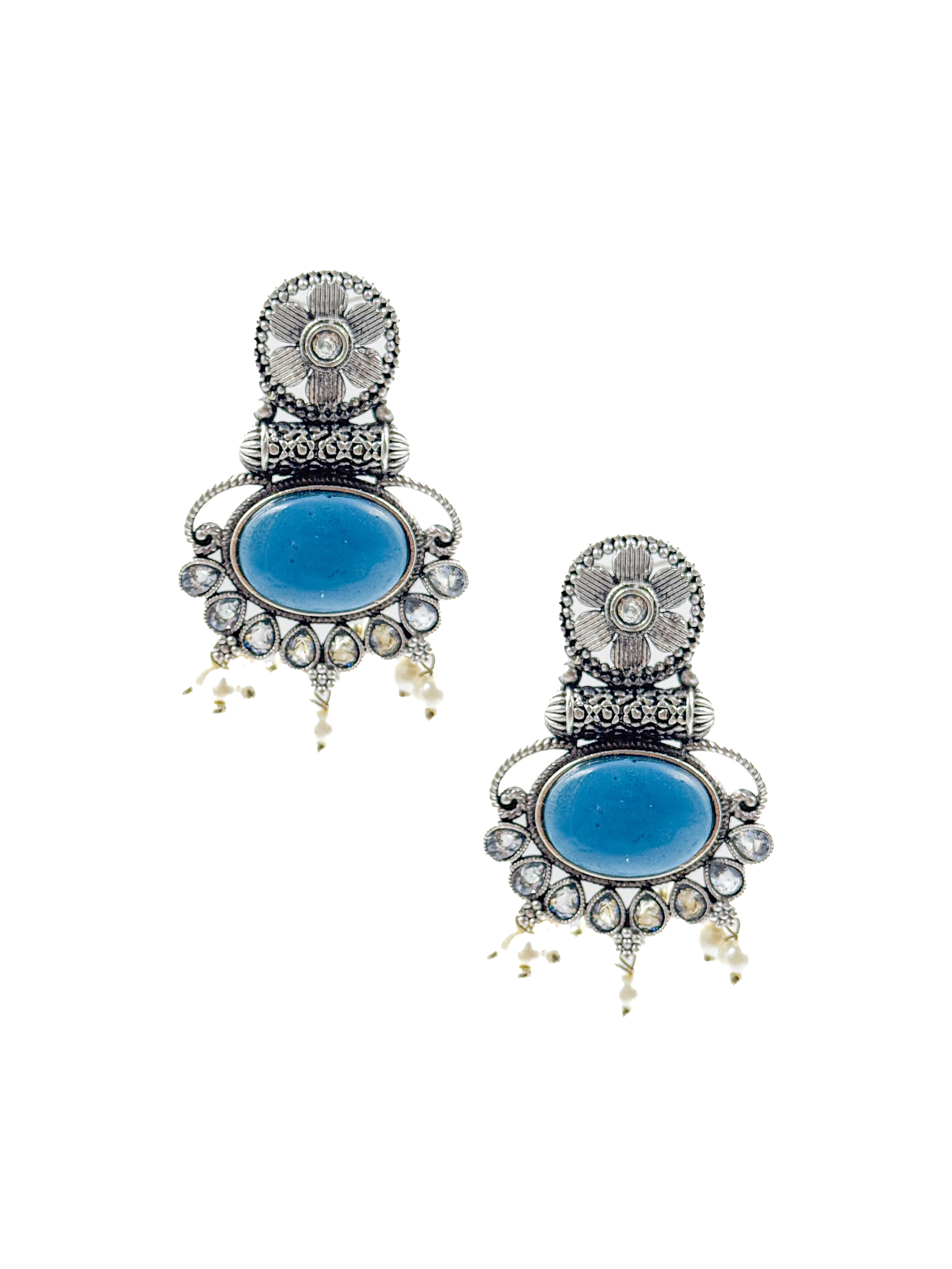 PRISHA ETHNIC STONE EARRINGS