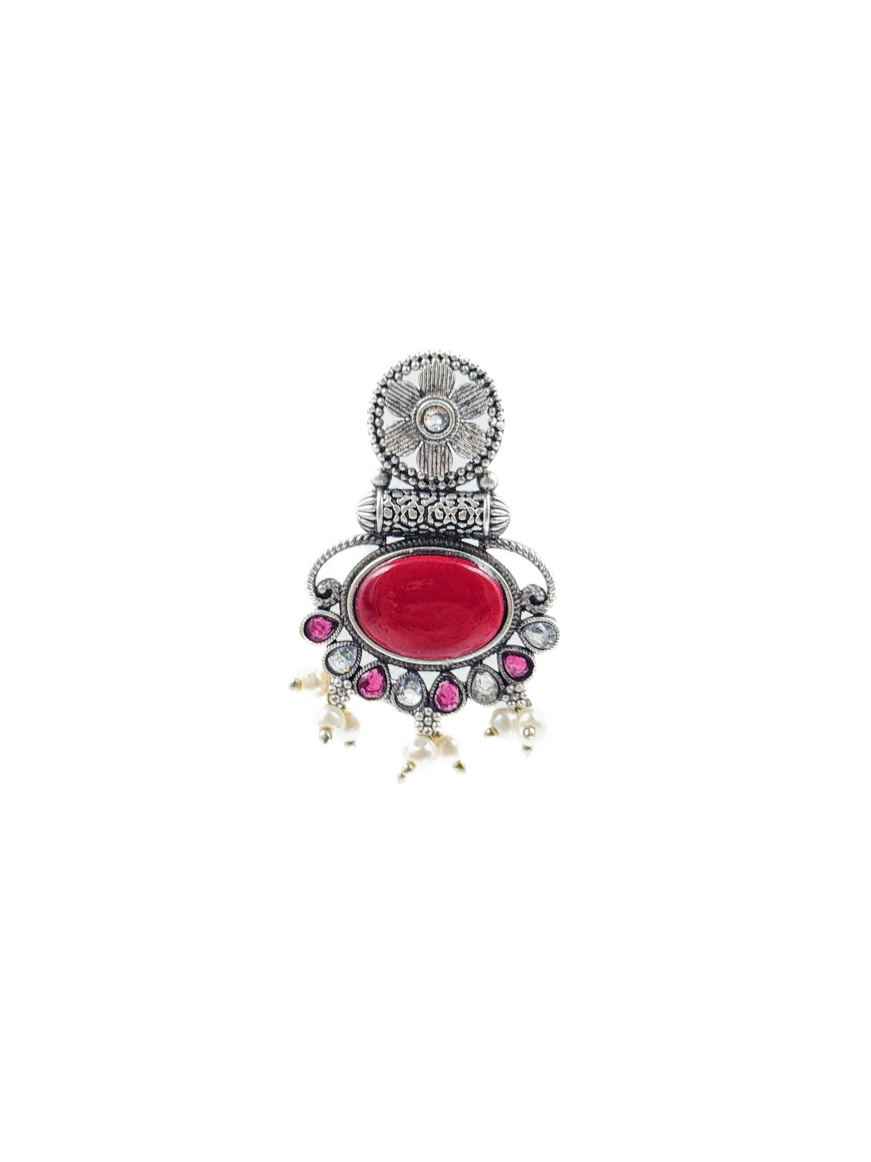 PRISHA ETHNIC STONE EARRINGS