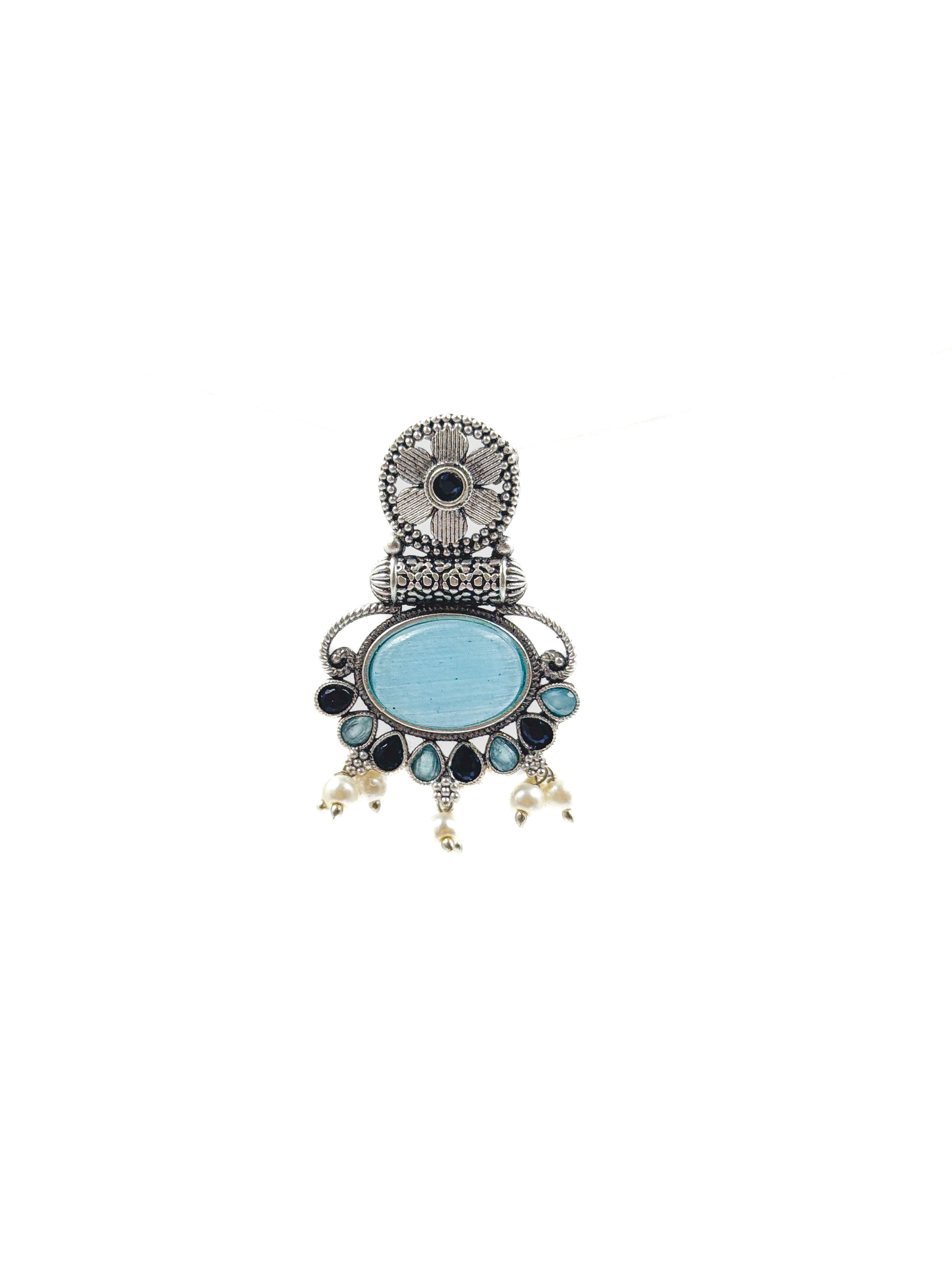 PRISHA ETHNIC STONE EARRINGS
