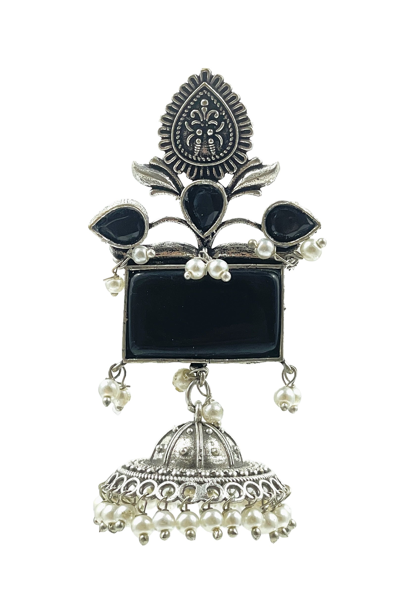 Noor Stone Jhumka Earrings