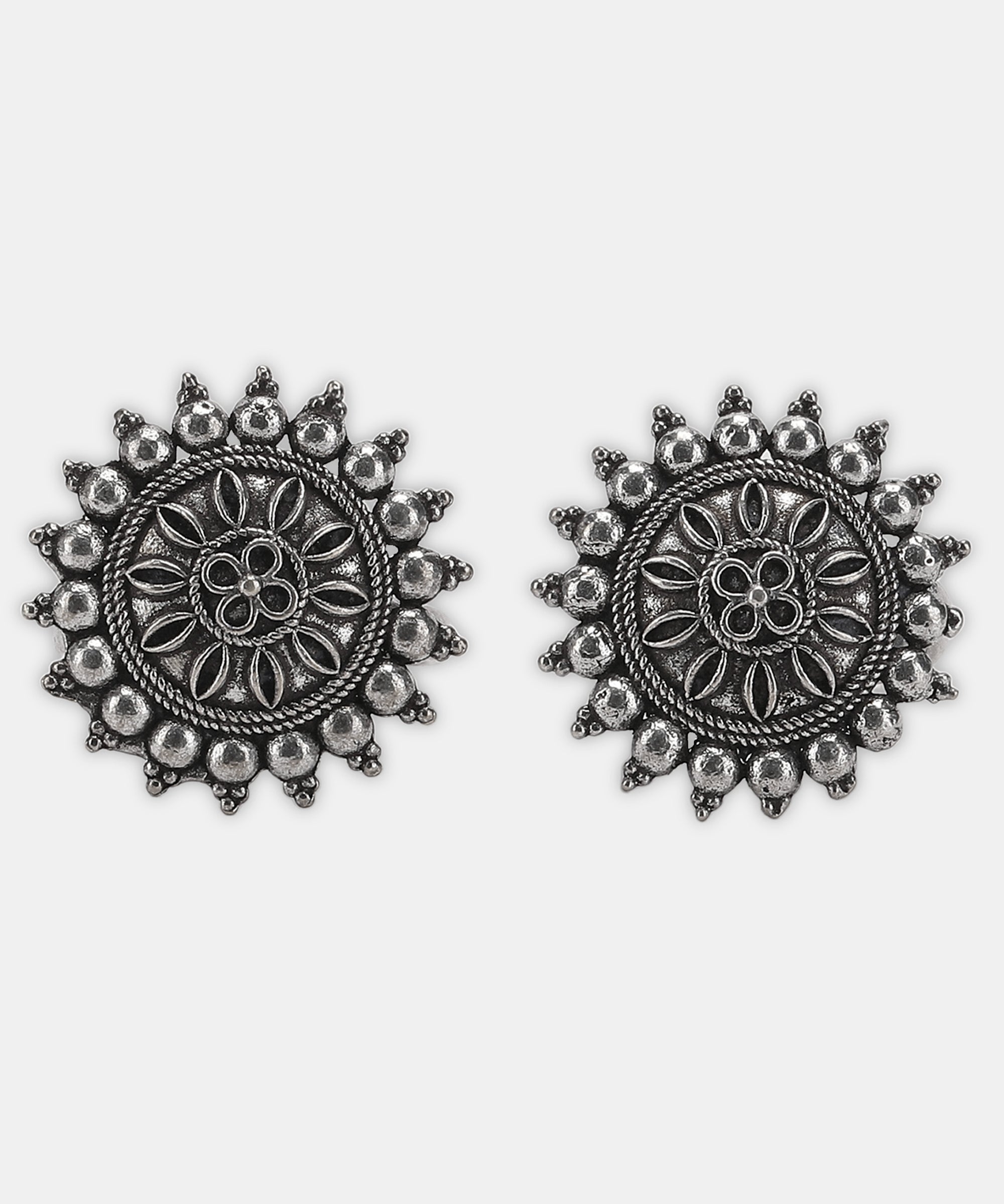 MAHI SILVER OXIDISED JEWELLLERY SET COMBO