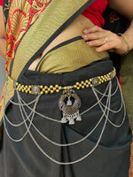 Load image into Gallery viewer, DUAL TONE SMALL PENDANT WAISTBELT