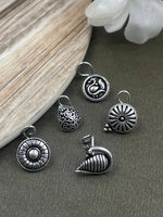 Load image into Gallery viewer, FREYA OXIDISED PIERCING NOSEPIN COMBO OF 5