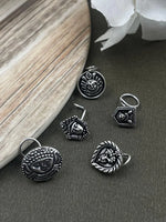 Load image into Gallery viewer, PRISHA OXIDISED PIERCING NOSEPIN COMBO OF 5