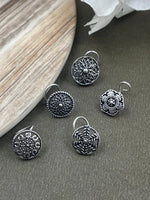 Load image into Gallery viewer, ZEEL OXIDISED PIERCING NOSEPIN COMBO OF 5