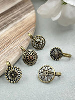 Load image into Gallery viewer, PANKTI OXIDISED CLIP ON NOSEPIN COMBO OF 5