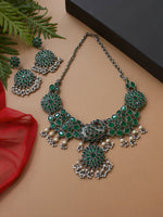 Load image into Gallery viewer, Aarvi Stone Necklace Set