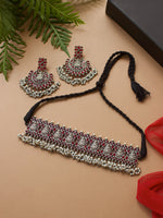 Load image into Gallery viewer, Nidhi Stone Necklace Set