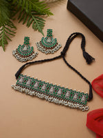 Load image into Gallery viewer, Nidhi Stone Necklace Set
