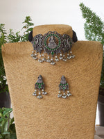 Load image into Gallery viewer, Laxmi Stone Necklace Set