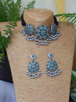Load image into Gallery viewer, Zoya Stone Necklace Set