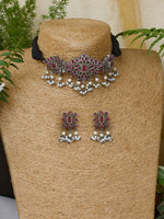 Load image into Gallery viewer, Rose Stone Necklace Set