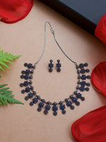 Load image into Gallery viewer, Floral stone Necklace Set
