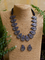 Load image into Gallery viewer, Ziva Stone Necklace Set