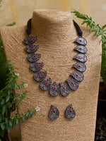 Load image into Gallery viewer, Ziva Stone Necklace Set
