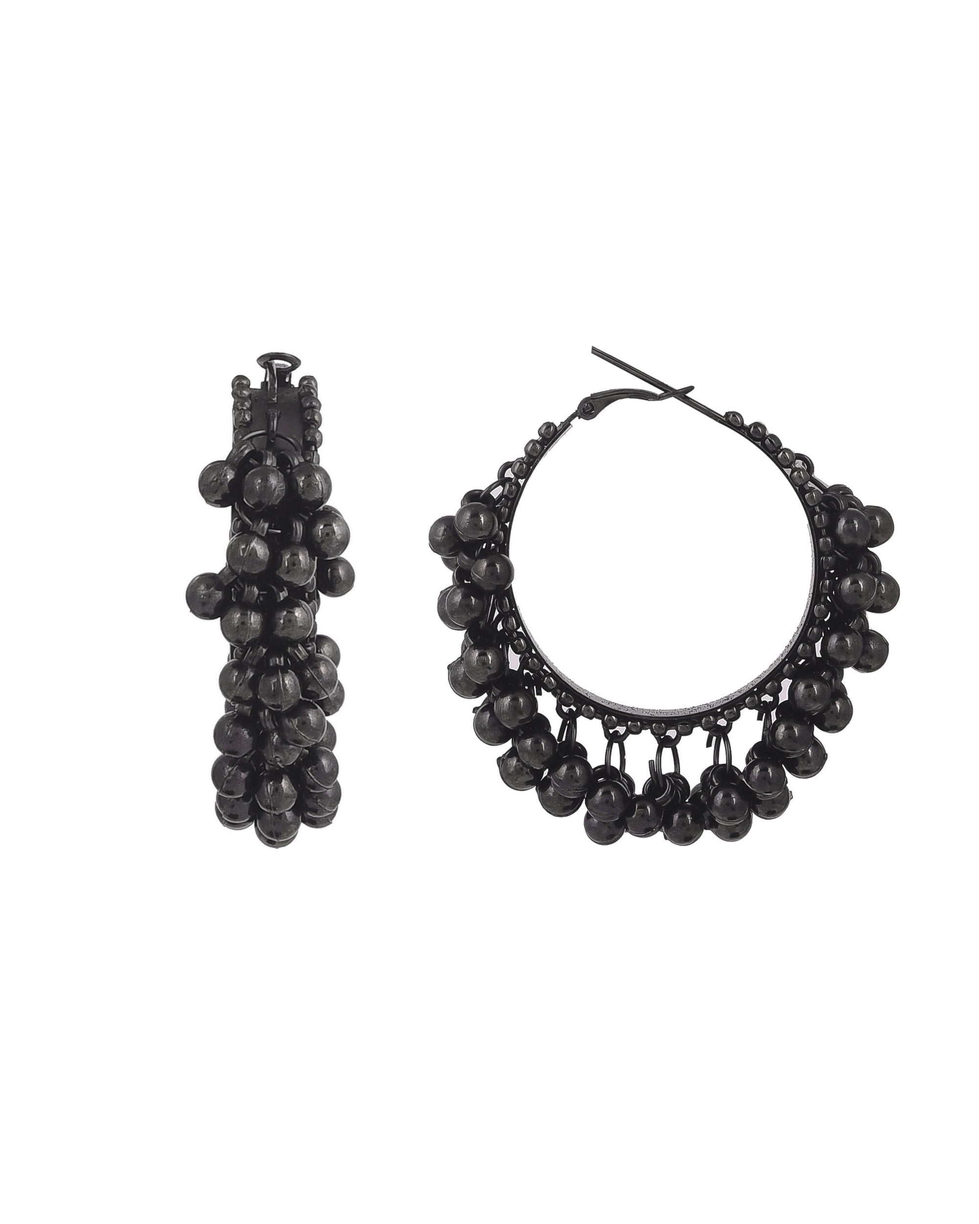 BLACK GHUNGHROO HOOPS