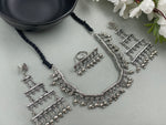 Load image into Gallery viewer, VANYA SILVER NECKLACE & EARRINGS 60% Off