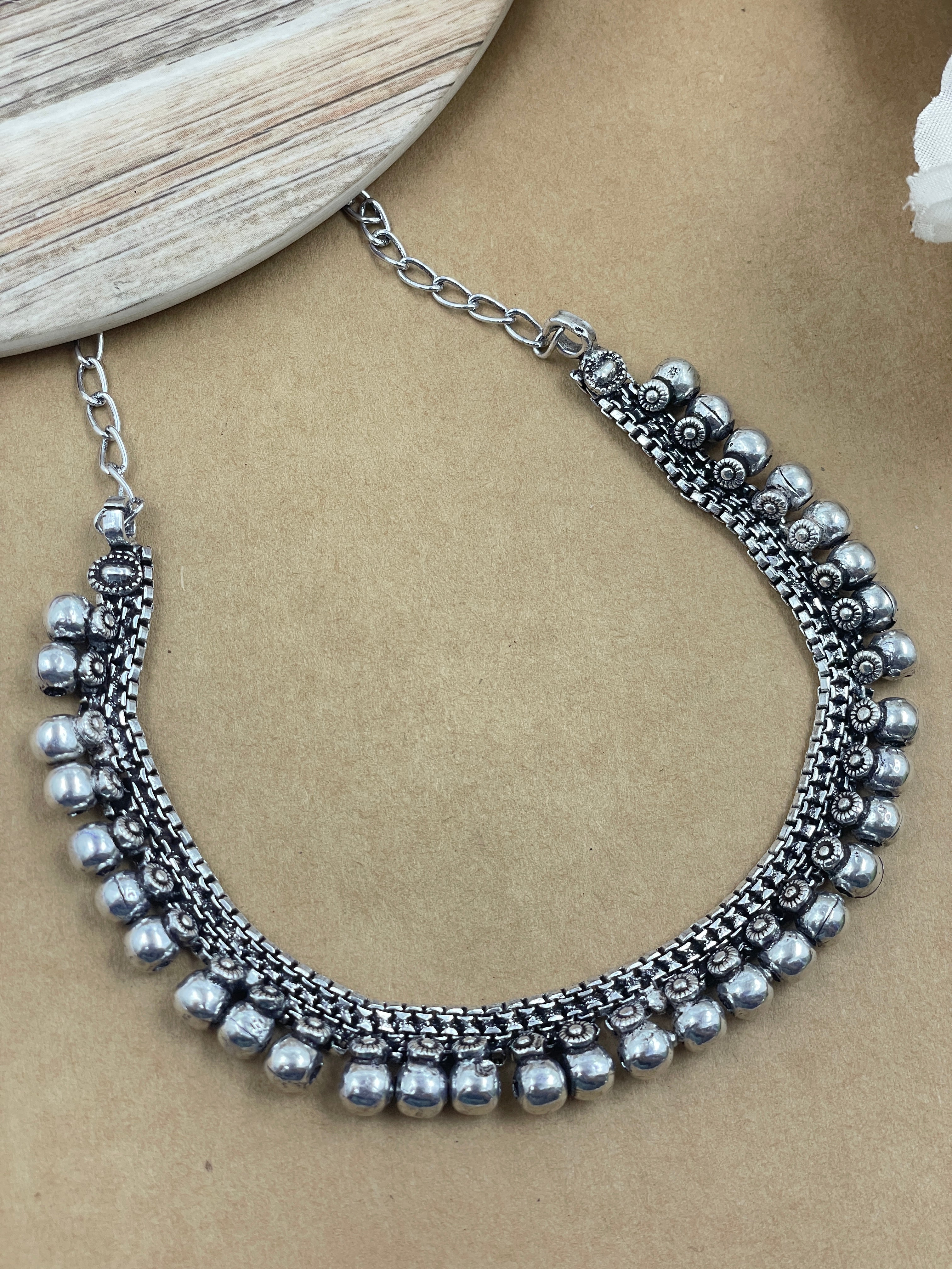 Short Brass Material Necklace