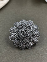 Load image into Gallery viewer, INAYA DESIGNER OXIDISED SILVER RING