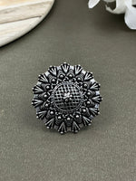 Load image into Gallery viewer, ANANYA DESIGNER OXIDISED SILVER RING