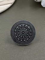 Load image into Gallery viewer, PARI DESIGNER OXIDISED SILVER RING