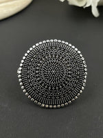 Load image into Gallery viewer, SIYA DESIGNER OXIDISED SILVER RING