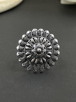 Load image into Gallery viewer, VEDANSHI DESIGNER OXIDISED SILVER RING