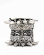 Load image into Gallery viewer, Aarohi Silver Lookalike Bangle Stack