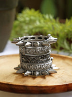 Load image into Gallery viewer, Aarohi Silver Lookalike Bangle Stack