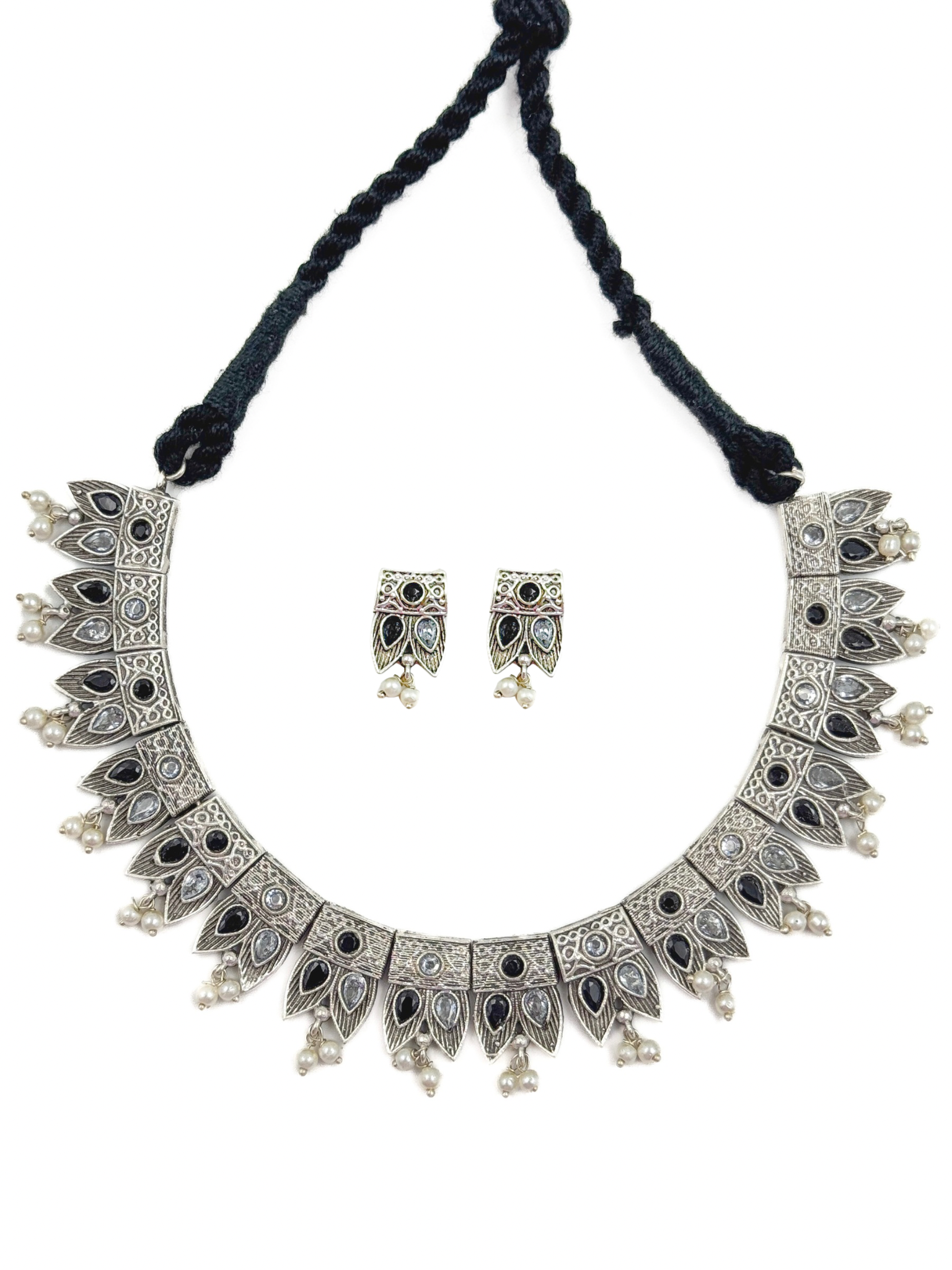 Aachal Stone Necklace Set
