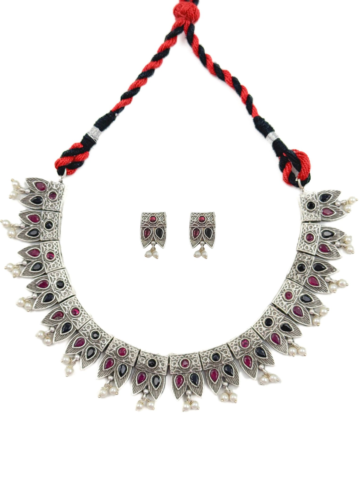 Aachal Stone Necklace Set