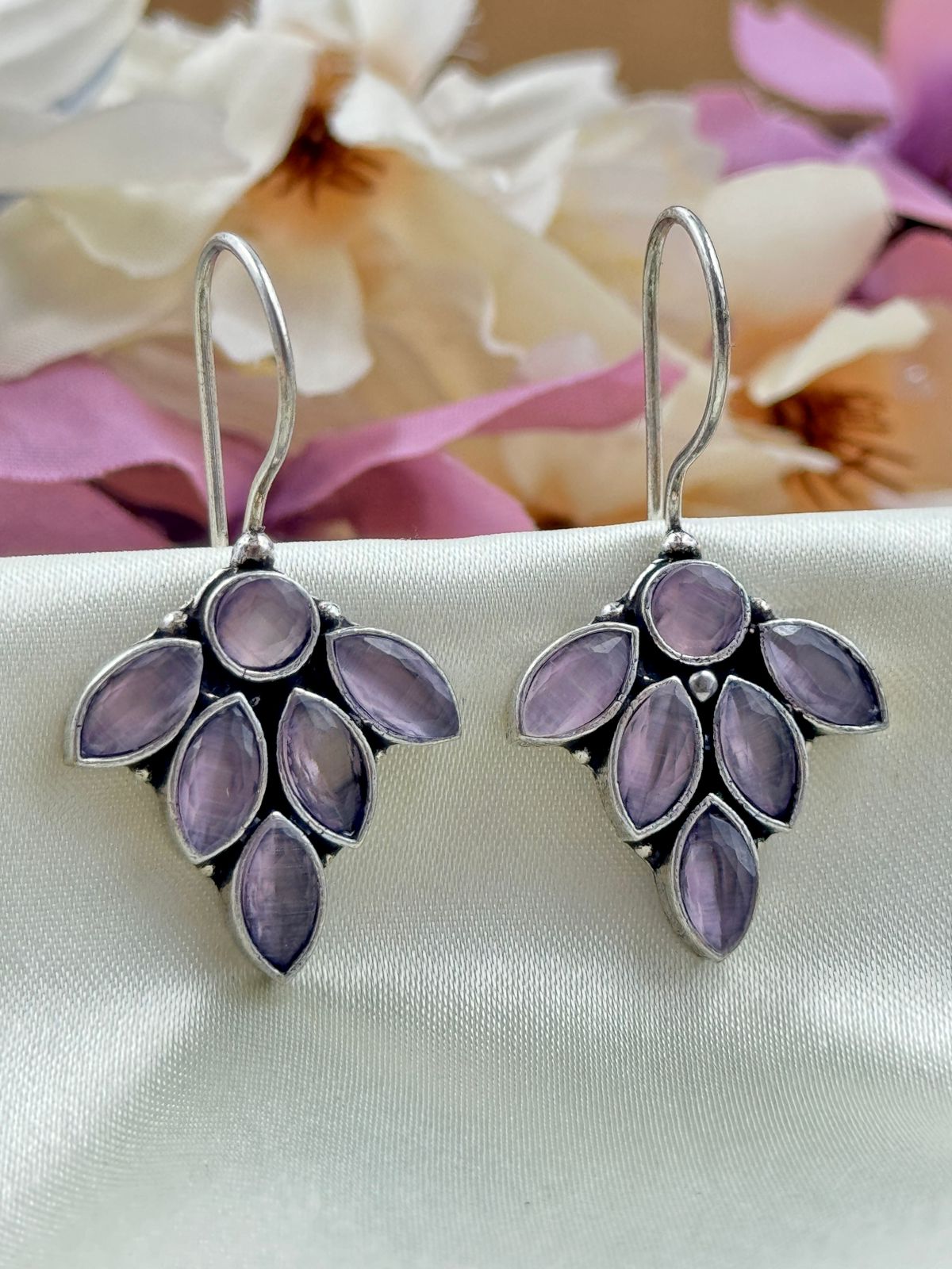 HARINI OXIDISED STUD EARRINGS