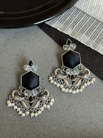 Load image into Gallery viewer, Vaani Dangler Stone Earrings