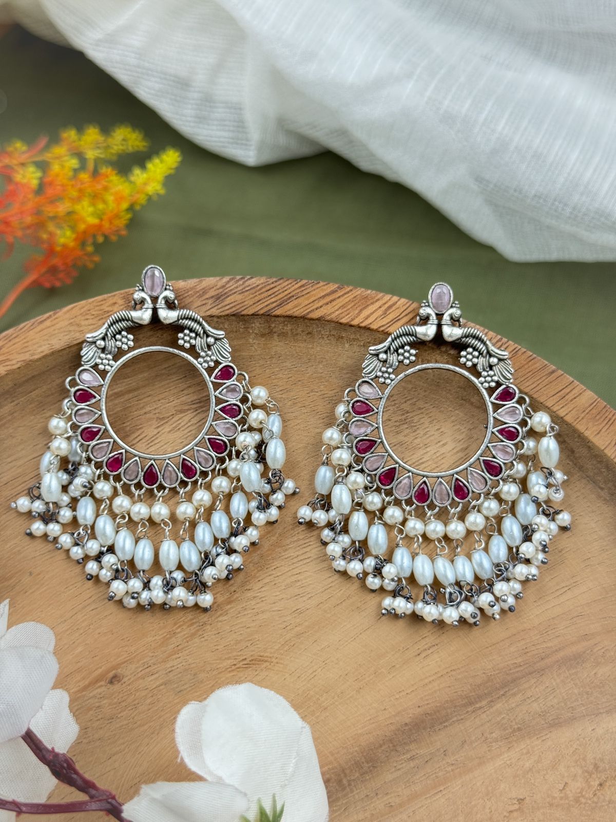 MAYUREE OVERSIZED DANGLER EARRINGS