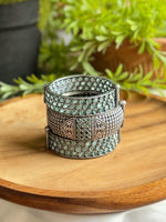 Load image into Gallery viewer, MAHIRA STONE BANGLE STACK