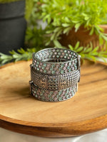 Load image into Gallery viewer, MAHIRA STONE BANGLE STACK