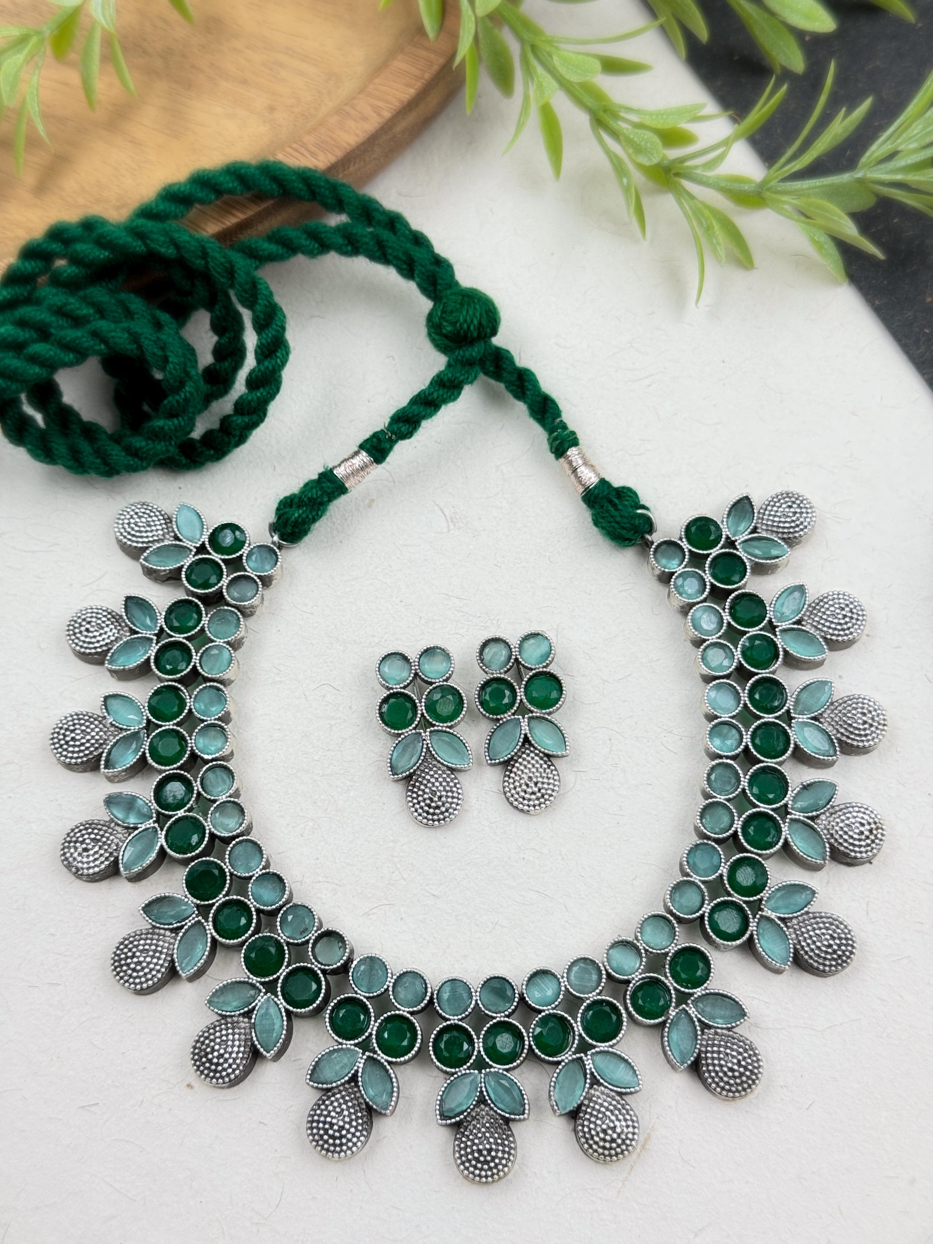 RUBY STONE NECKLACE SET