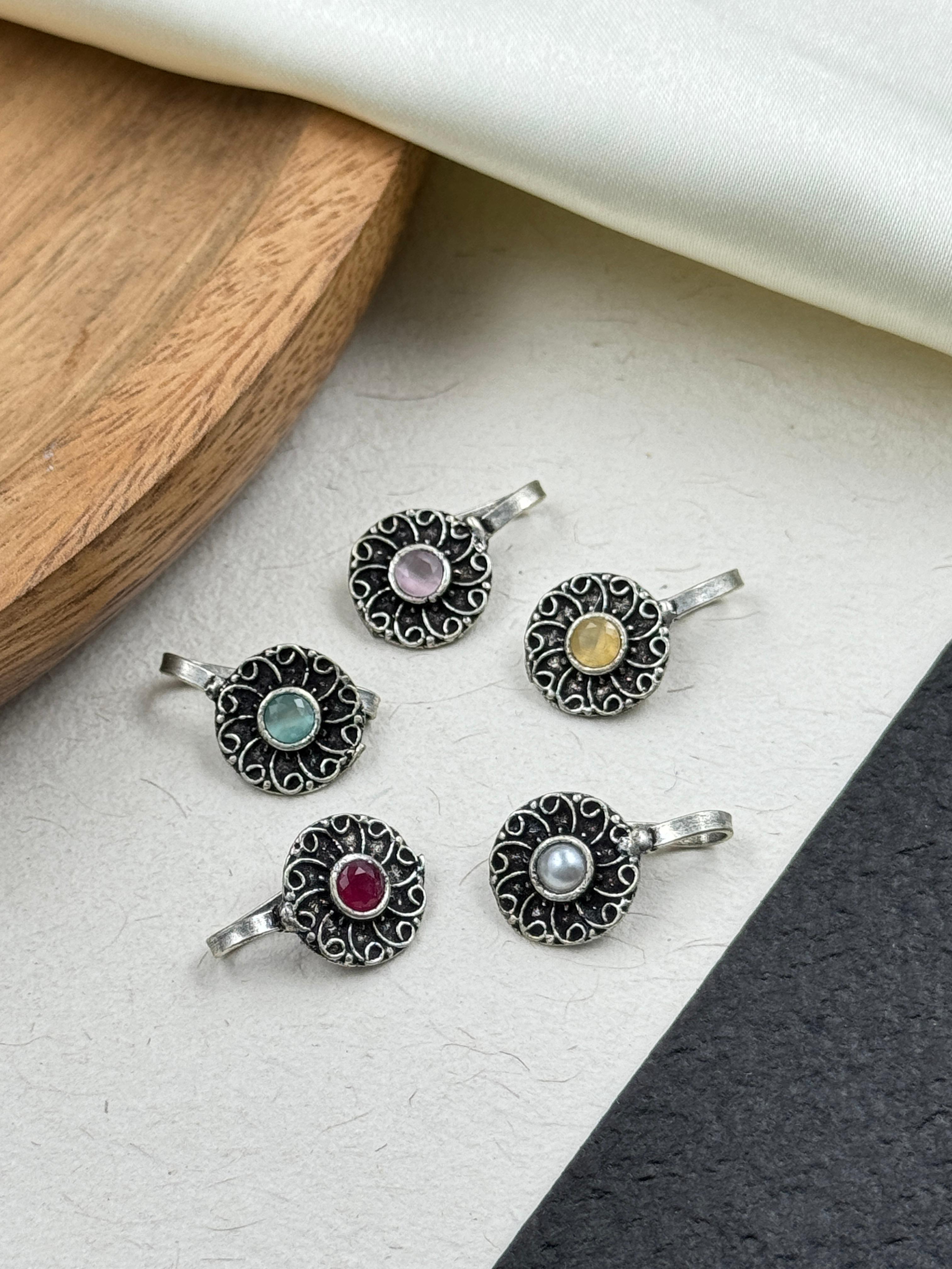 KUNJAL CLIP ON STONE NOSEPIN COMBO OF 5